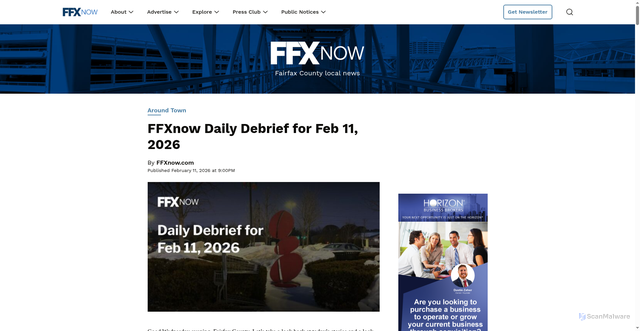 Security scan screenshot of https://ffxnow.com