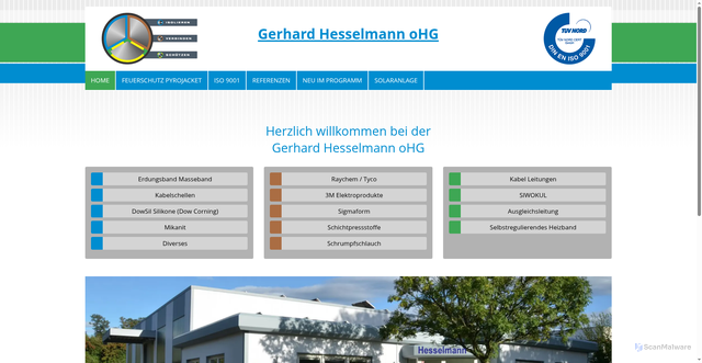 Security scan screenshot of https://hesselmann.de