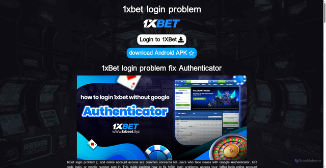 Security scan screenshot of https://1xbeet.xyz