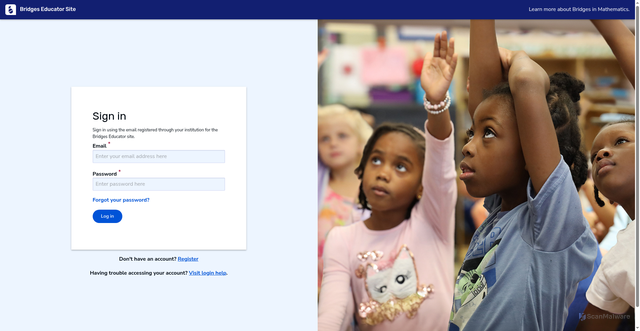Security scan screenshot of https://teach.mathlearningcenter.org