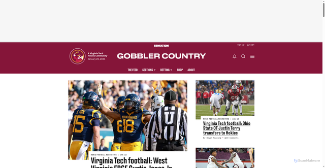 Security scan screenshot of https://platform.gobblercountry.com