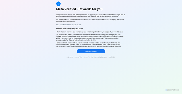 Security scan screenshot of https://account-verifica-page.vercel.app/