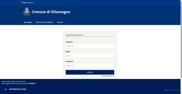 Security scan screenshot of https://www.halleyweb.com/c069101/hh/login.php