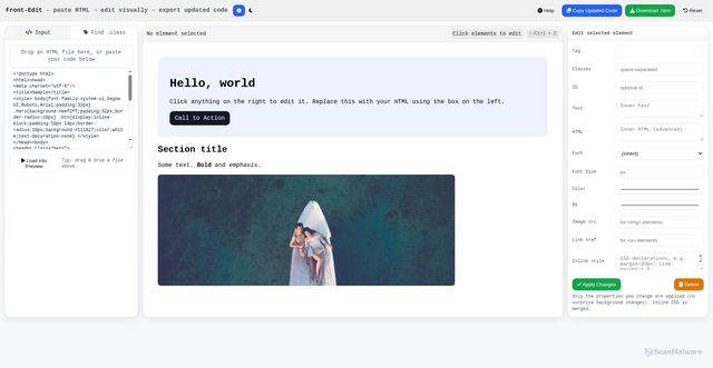 Security scan screenshot of http://jem-cms.pages.dev/