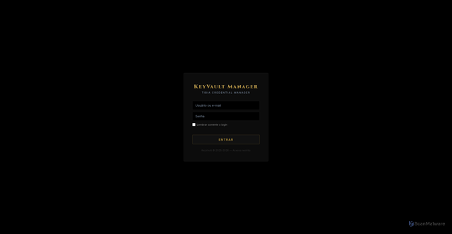 Security scan screenshot of https://keyvault-ombra-cf.pages.dev/
