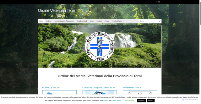 Security scan screenshot of https://ordinevetterni.it/