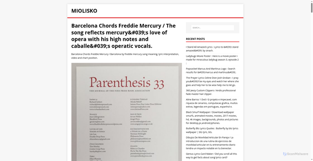 Security scan screenshot of https://quarksuz.pages.dev/posts/barcelona-chords-freddie-mercury/