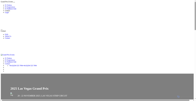 Security scan screenshot of https://grandprixevents.com/2025-las-vegas-grand-prix