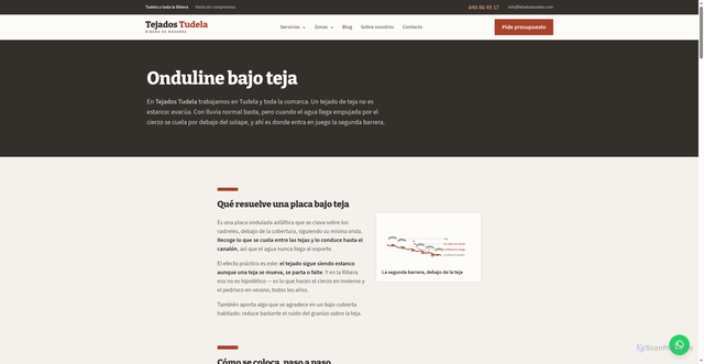 Security scan screenshot of tejadostudela.com