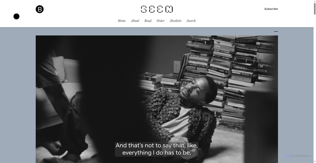 Security scan screenshot of https://www.blackstarfest.org/seen/read/issue-009/ryan-cooglers-communions-with-the-dead/