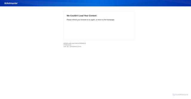 Security scan screenshot of https://www.ticketweb.com/event/omnifan-presents-knicks-nba-finals-hard-rock-cafe-times-square-tickets/14987423