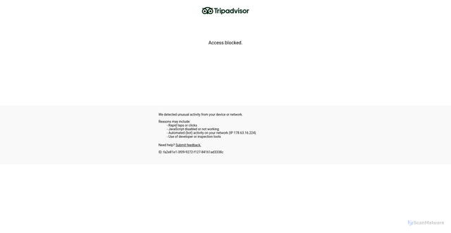 Security scan screenshot of https://www.tripadvisor.co/Attraction_Review-g316066-d7743205-Reviews-Palacio_de_Miraflores-Caracas_Capital_Region.html