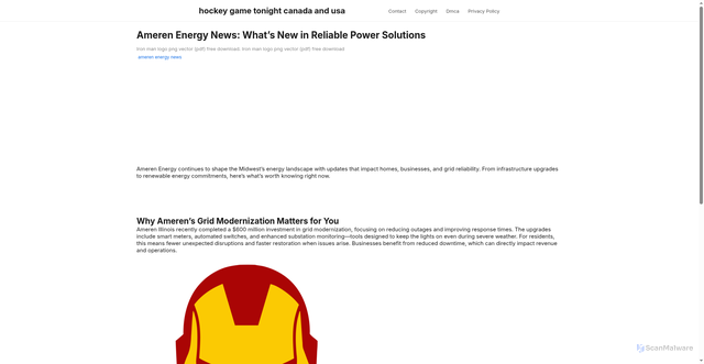 Security scan screenshot of https://pikselfocusspot-dp234mve1d88.edgeone.app/ameren-energy-news.html