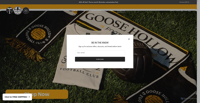 Security scan screenshot of https://ptfcauthentics.com/?srsltid=AYCX9vLEvBk2yAbUogbNB58kHRO7futuH1M8U-TkdIDJuLr0N-vms2_M