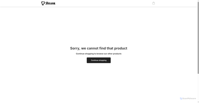 Security scan screenshot of https://teeluxa.com/antigo-disc-golf-club-202?color=GILDAN-WHITE&productId=696cbddf84079f2f821ff89b