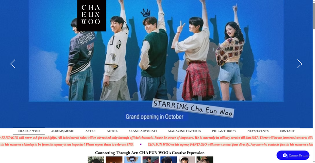 Security scan screenshot of https://www.eunwooc.com/