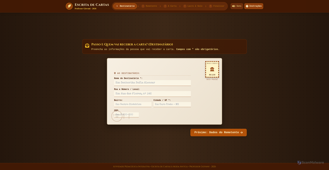 Security scan screenshot of https://simulacaocarta-dp0x7uvg22li.edgeone.dev/