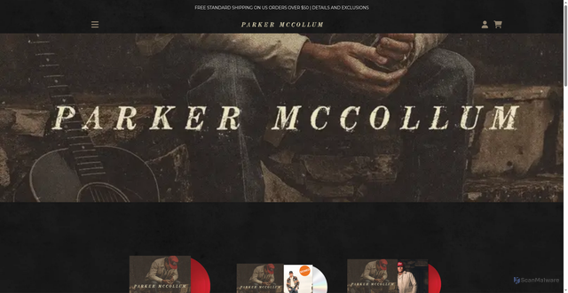Security scan screenshot of https://albumstore.parkermccollum.com/