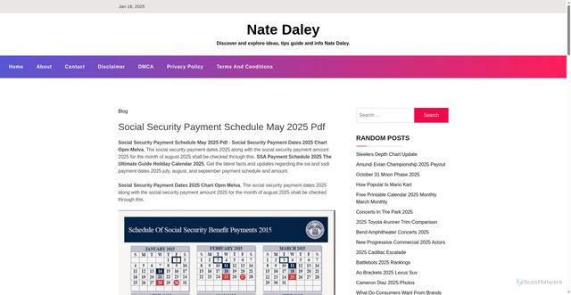 Security scan screenshot of https://natedaleyr.pages.dev/yvbsl-social-security-payment-schedule-may-2025-pdf-rcmdn/