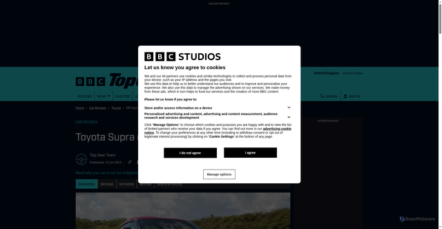 Security scan screenshot of https://www.topgear.com/car-reviews/toyota/supra