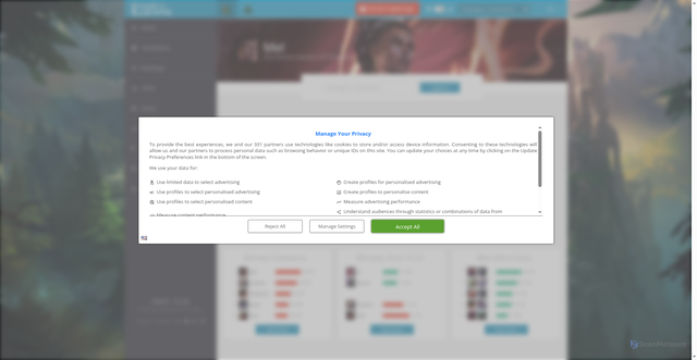 Security scan screenshot of https://www.leagueofgraphs.com/