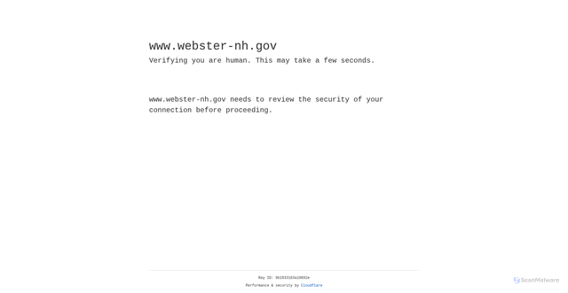 Security scan screenshot of https://www.webster-nh.gov/
