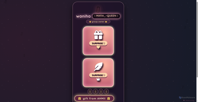 Security scan screenshot of https://mafiaqueen-2svsl33dbg.edgeone.app/