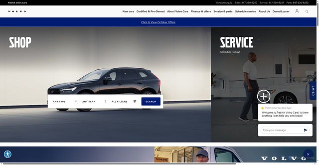 Security scan screenshot of https://www.patrickvolvocars.com/