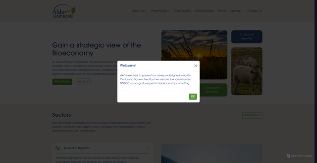 Security scan screenshot of https://www.alderbioinsights.co.uk/