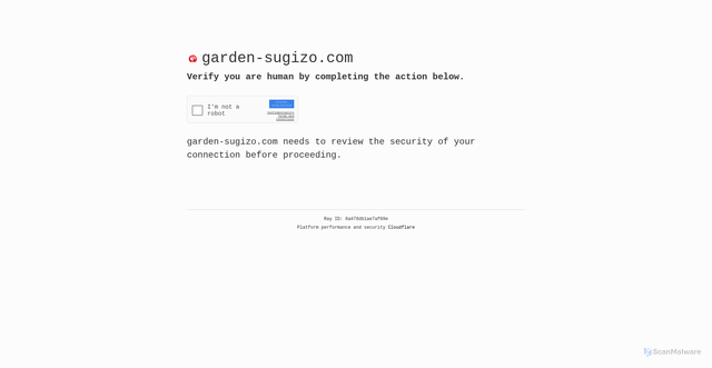 Security scan screenshot of https://garden-sugizo.com