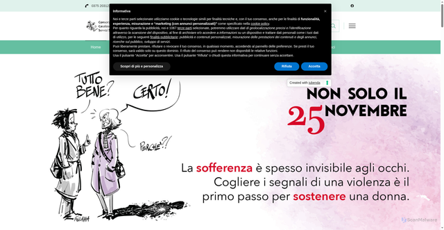 Security scan screenshot of https://concass.it/