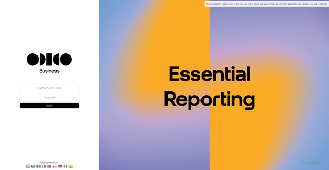 Security scan screenshot of https://d4sp-nl-staging.meridix.se