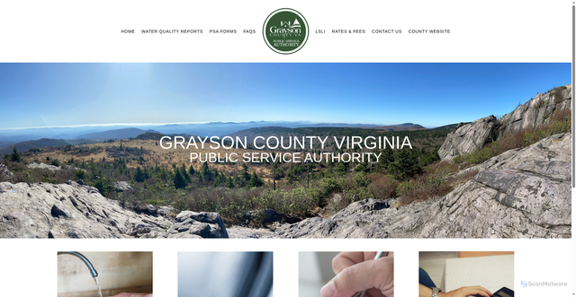 Security scan screenshot of https://graysoncountypsa.gov/