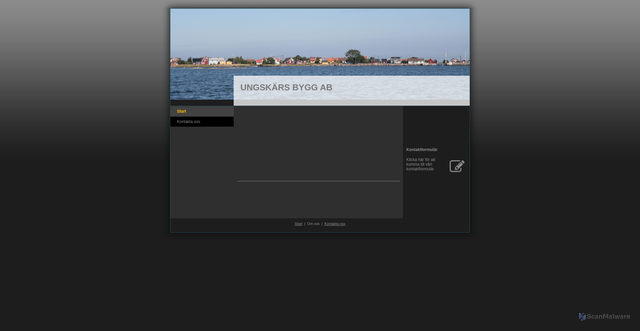 Security scan screenshot of https://ungskarsbygg.se