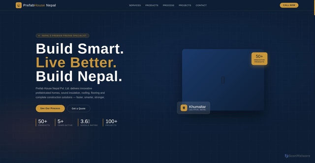 Security scan screenshot of https://prefab-c5me4occ0u.edgeone.app/