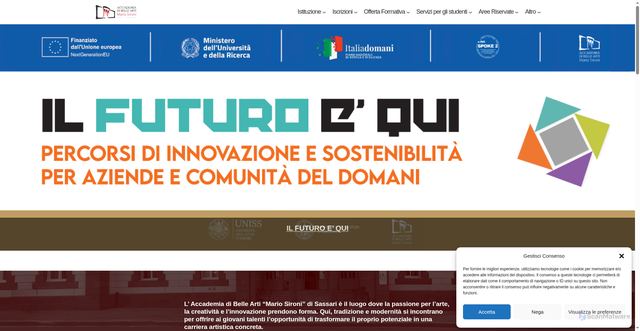Security scan screenshot of https://www.accademiasironi.it/