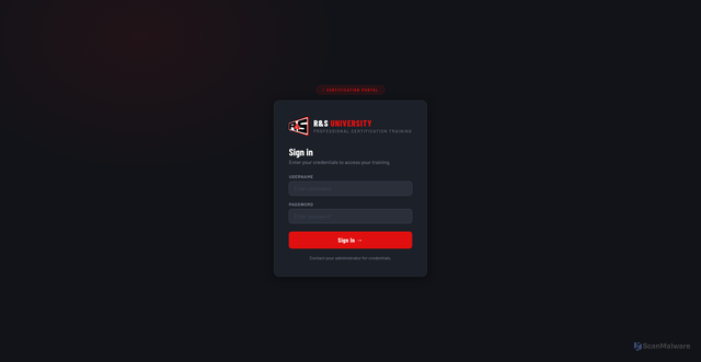 Security scan screenshot of http://rsu.academy/