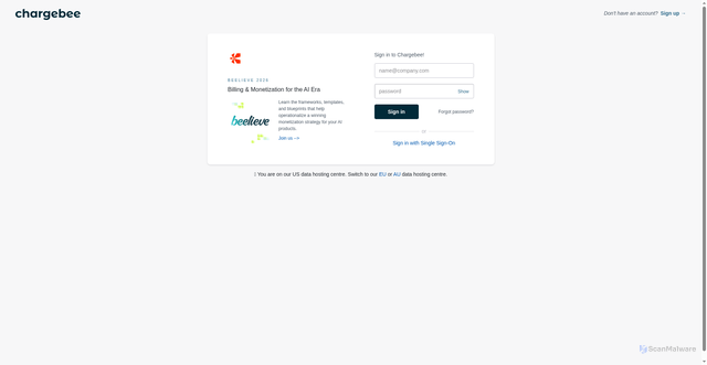 Security scan screenshot of https://arstechnica.chargebee.com