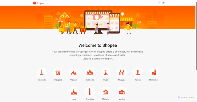 Security scan screenshot of https://sg8-sg7.v229ie7q.dr-wan.shopeemobile.com