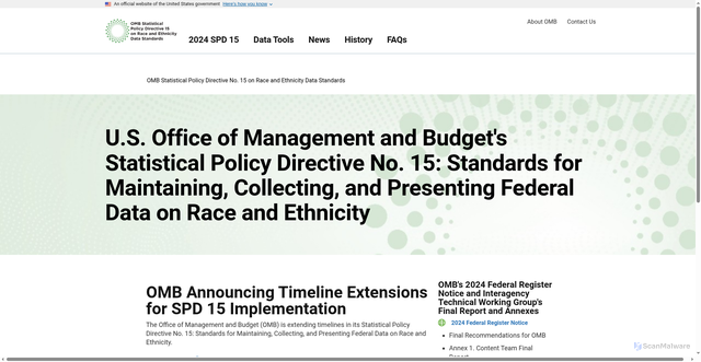 Security scan screenshot of https://spd15revision.gov/