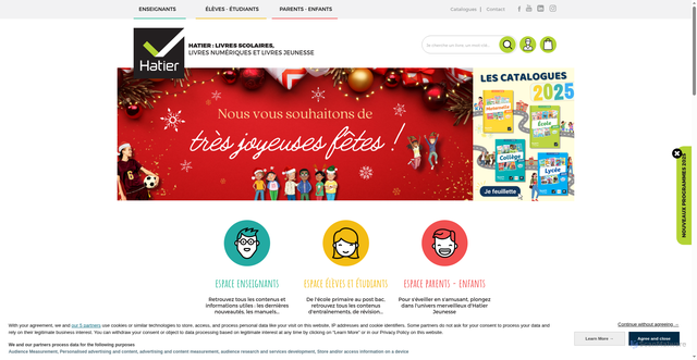 Security scan screenshot of https://editions-hatier.fr