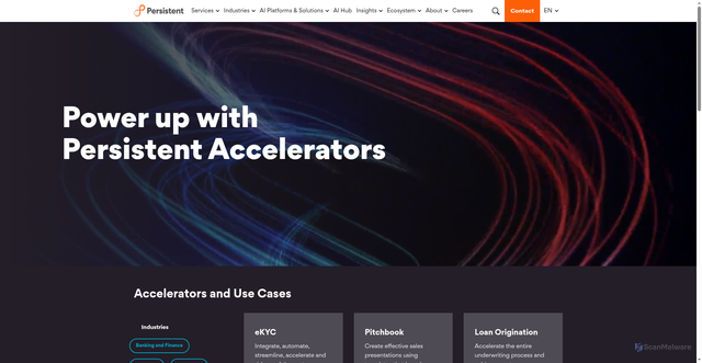 Security scan screenshot of https://accelerite.com