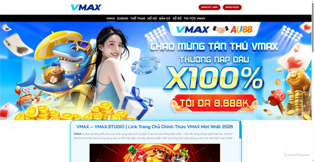 Security scan screenshot of https://vmax.studio/?p=32