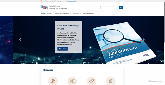 Security scan screenshot of https://www.fpc.gov/