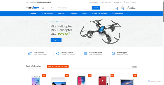 Security scan screenshot of https://vivllolifecare.com/home-technology.html