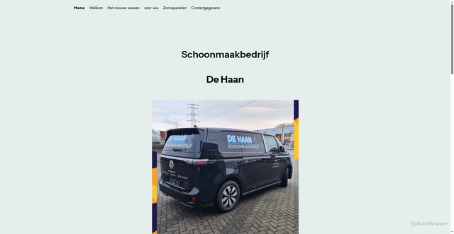 Security scan screenshot of https://dehaan.nu