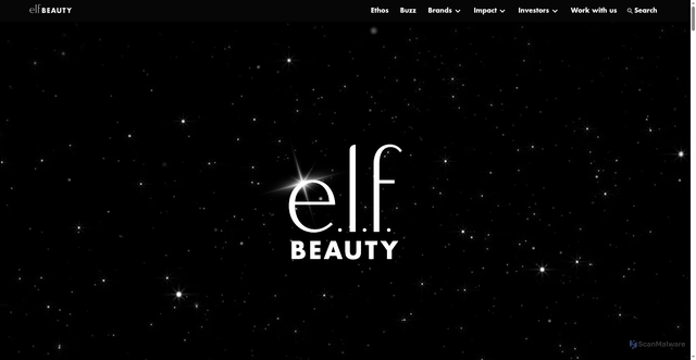 Security scan screenshot of https://www.elfbeauty.com/