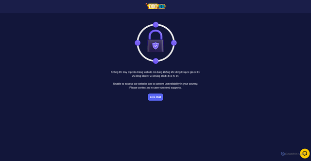 Security scan screenshot of https://tin88.club