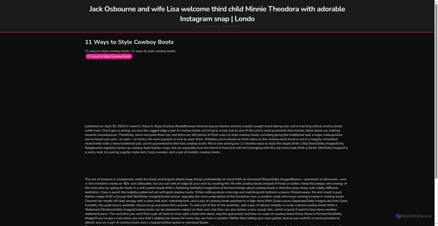 Security scan screenshot of https://pikejudgeblog-dpn8knmrw4nu.edgeone.app/11-ways-to-style-cowboy-boots.html