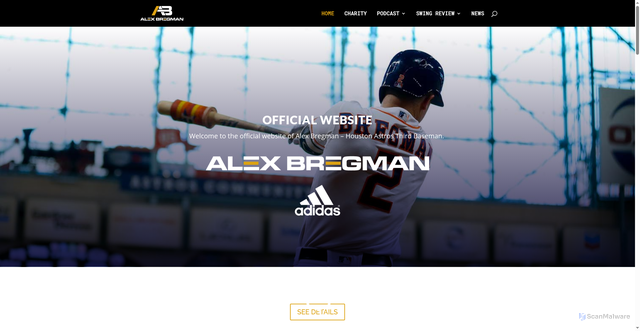 Security scan screenshot of https://alexbregman.com/